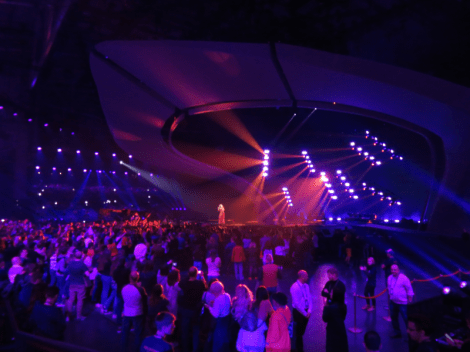 Anja Nissen for Denmark (and Australia1) at Semi Final 2 Jury Show - Eurovision Song Contest Kyiv 2017