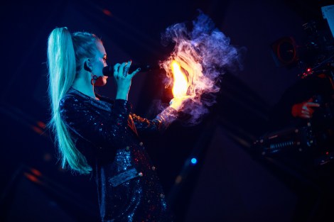 Grete Paia performing 