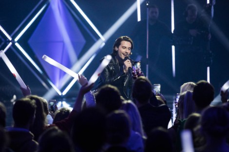 Victor Crone performing Storm at Eesti Laul 2019 semi final 1 in Tartu