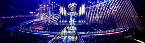 The stage for the 2026 Eurovision Song Contest in Vienna, Austria